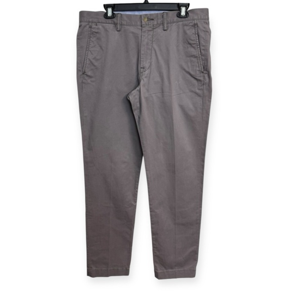 Polo by Ralph Lauren Men’s Stretch Straight Gray Chinos Modern Fit 34/34